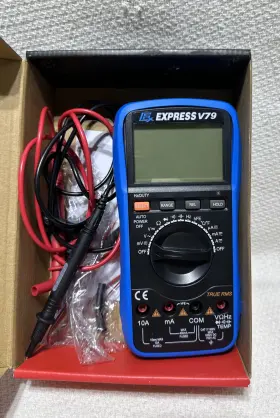 01V79 ELECTRONIX EXPRESS Digital Multimeter Backlit Disp Auto