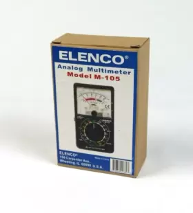 M-105 ELENCO Analog Multimeter Battery Tester Leads