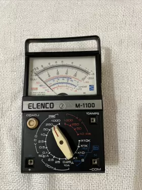 M-1100 ELENCO Multimeter Analog Display #2