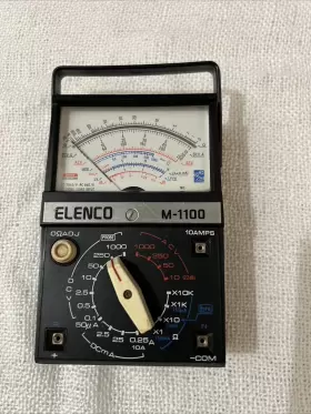 M-1100 ELENCO Multimeter Analog Display