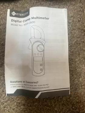 679113374812 ETEKCITY Digital Clamp Meter Multimeter Ac #3