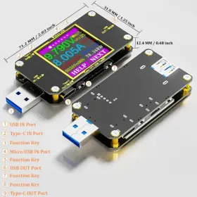 600978580520 EVERSAME Usb Power Meter Tester Voltmeter #2