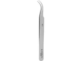 7B-S EXCELTA Tweezers Point Curved Serrated