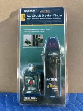 CB10 EXTECH Circuit Breaker Finder Gfci Tester #2