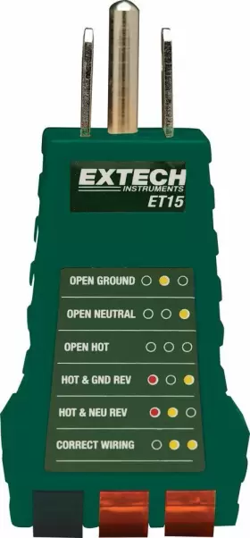 793950410158 EXTECH Receptacle Tester