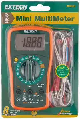 798256178306 EXTECH Digital Mini Multimeter Manual #3
