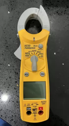 SC53 FIELDPIECE Dual Display Mini Clampvolt Meter Temperature