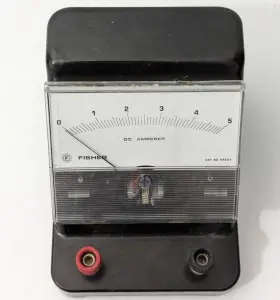 44221 FISHER Dcamperes Meter Tester Cat Amp Amperes #3