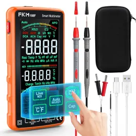 FKM188F FKM Digital Multimeter Rechargeable Voltmeter Touch