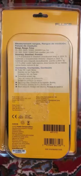 095969492171 FLUKE Light Meter Illuminance Tester #2