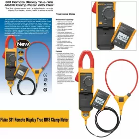 095969537483 FLUKE Remote Display Ac Clamp Meter #3