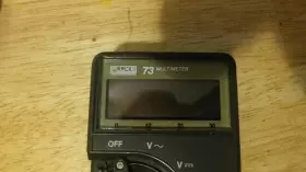 12355 FLUKE Handheld Digital Multimeter Tester Leads Battery #3
