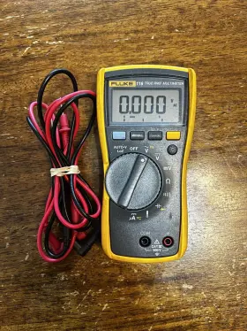 296727556385 FLUKE Digital Multimeter Thermometer Hvac Meter #2
