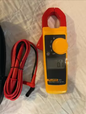 323TRUERMS FLUKE Clamp Meter Lcd Jaw Amp #2
