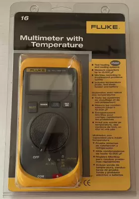 617941 FLUKE Multimeter Temperature Probe Leads Holster Nos