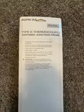 80PK-6A FLUKE Exposed Probe Cable #2