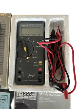 885801 FLUKE Clean Handheld Meter Leads Multimeter #2