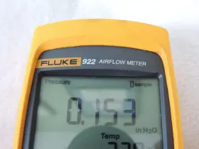 93091019 FLUKE Airflow Meter Hvac Pressure Micromanometer #3