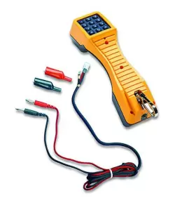 BHR504 FLUKE Networks Telephone Set Banana Jacks Alligator