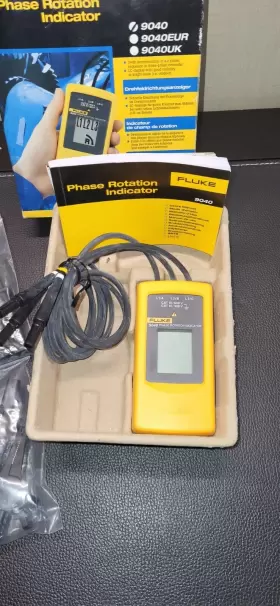 F9040 FLUKE Digital Phase Rotation Indicator Tester Meter Lcd #2