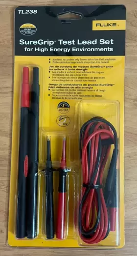 TL238 FLUKE Suregrip Lead Set Multimeter Probe