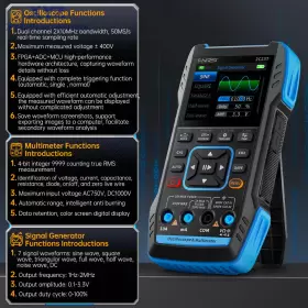 2C23T FNIRSI Handheld Digital Oscilloscope Multimeter Signal #3