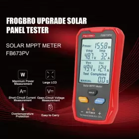 FB673PV FROGBRO Solar Pv Multimeter Mppt Meter Lcd #3