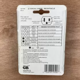 032076195007 GB ELECTRICAL Receptacle Tester Grt #2