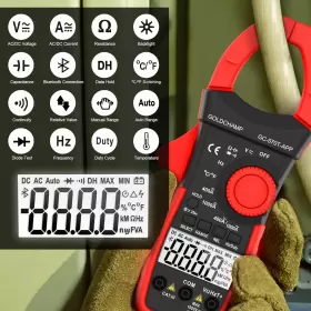 GC-570T-APP GOLDCHAMP Digital Clamp Meter Multimeter Tester #2