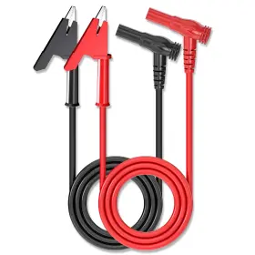 1047 GOUPCHN Multimeter Leads Banana Plug Angle Alligator