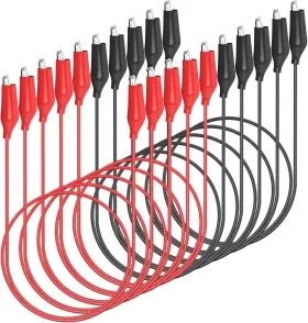 P1025-RB GOUPCHN Alligator Clips Electrical Leads Dual Ended