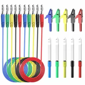 P1043B GOUPCHN Banana Plug Leads Alligator Clips Kit