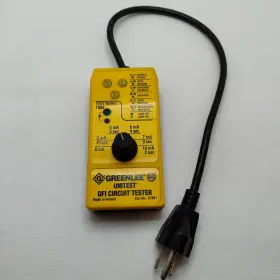 5708-1 GREENLEE Greener Gfi Circuit Tester Cat Beha
