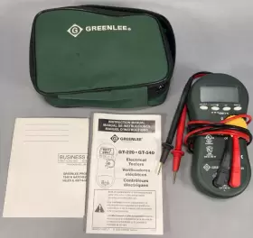 GT-540 GREENLEE Function Electrical Multimeter Extras
