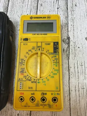 93-4000 GREENLEE Dmm Ac Transistor Digital Multimeter Dm #3