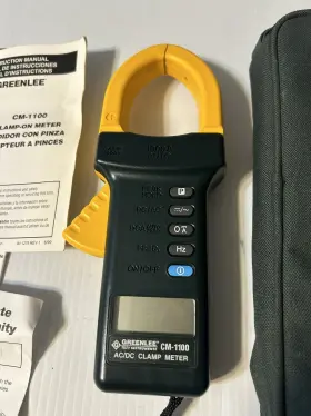 CM-1100 GREENLEE Clamp Meter Ac Zipper #2
