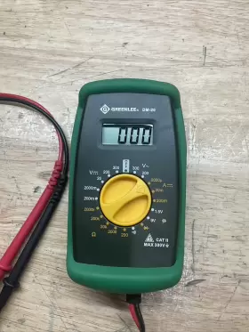 DM-20 GREENLEE Digital Multimeter Tester Manual #3