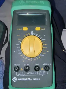 DM-60 GREENLEE Ac Cat Digital Multimeter Cnd #2