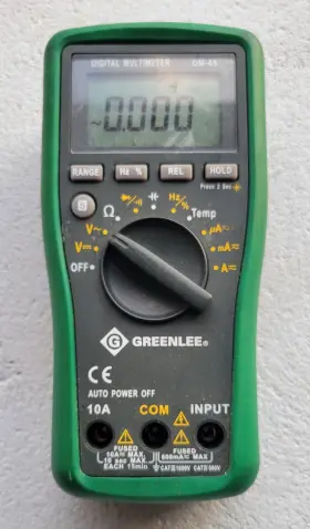 DM-65 GREENLEE Digital Multimeter Catiii Cativ #2