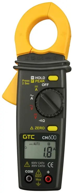 833303000121 GTC Ac Clamp Meter General