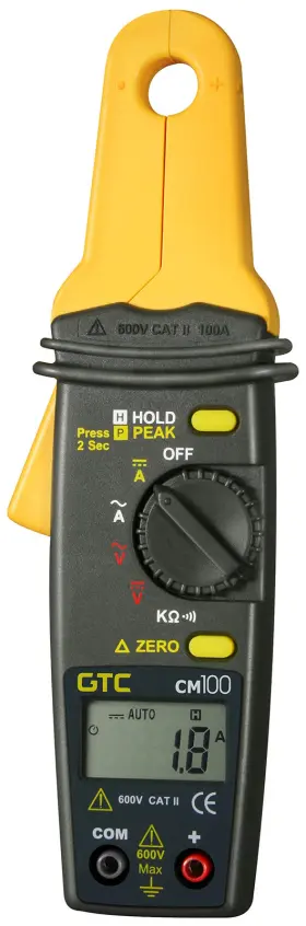 833303000282 GTC Ac Clamp Meter General