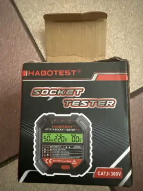 HT107B HABOTEST Socket Tester Pro Digital Voltage Checker Rcd