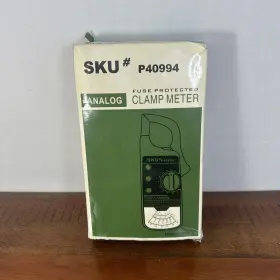 P40994 HARBOR FREIGHT Analog Fuse Protected Clamp Meter Box