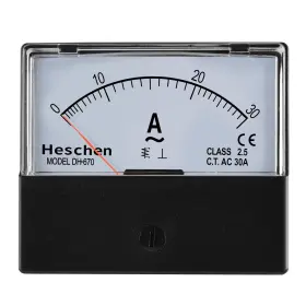 DH-670-30A HESCHEN Rectangle Panel Meter Ammeter Tester Ac