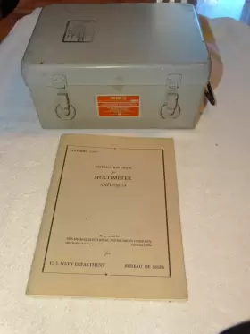 USN-34 HICKOK Military Multimeter Repair Clean #3