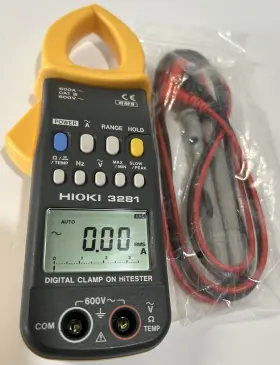 3281 HIOKI Digital Clamp Ac Meter Temperature