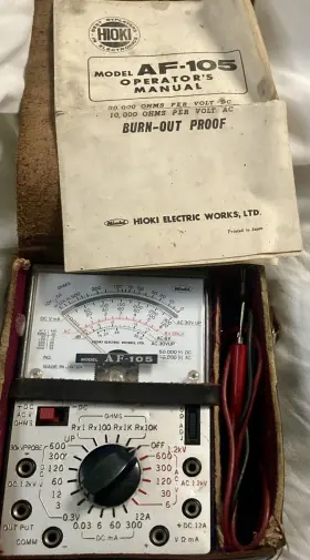 AF-105 HIOKI Multimeter Meter