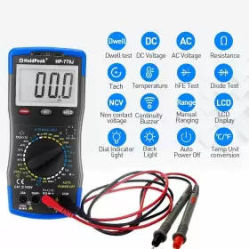 9109-770J HOLDPEAK Ncv Multimeter Auto Circuit Leads Clip Kit #2