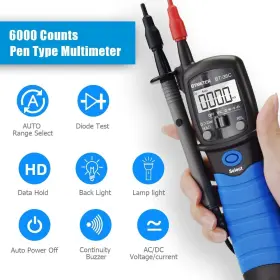 HP-38C-BU-EB-AU HOLDPEAK Pen Digital Multimeter Ac High Meter