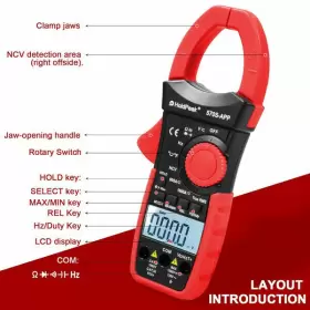 HP-570S-APP HOLDPEAK Digital Clamp Multimeter Trms Ac Ncv #2